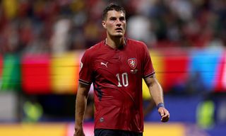 Patrik Schick of Czechia looks on during the FIFA World Cup 2026 Group A match between Czechia and South Africa at Atlanta Stadium. 