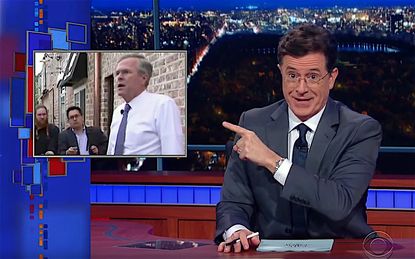 Stephen Colbert points out the Christian flaw in the GOP opposition to Syrian regufees