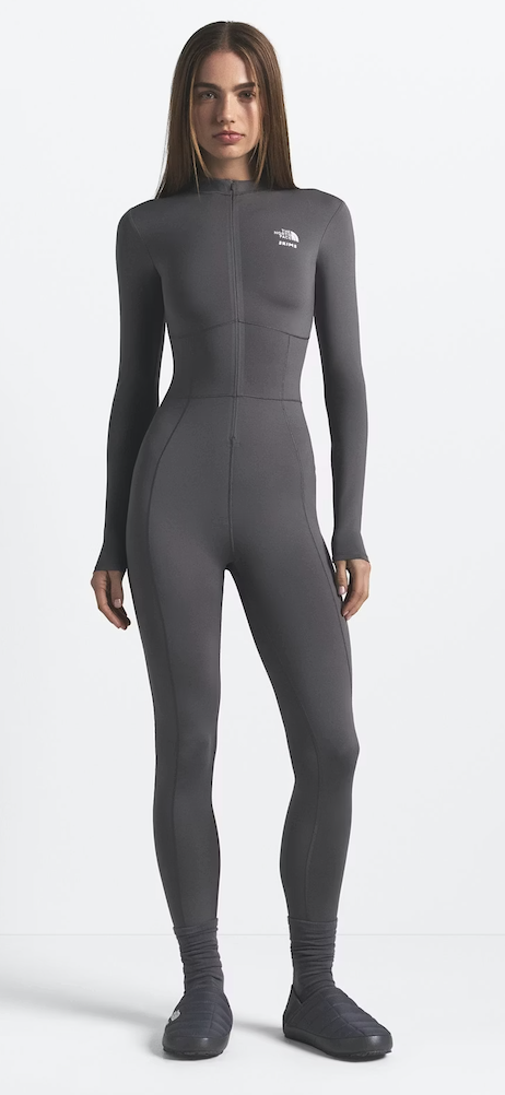 The North Face X Skims , Refina Bodysuit | Gunmetal | Xxs