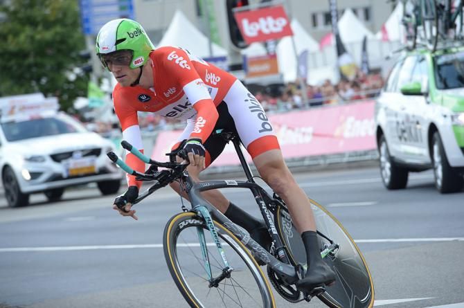 Lars Boom on his way to becoming race leader