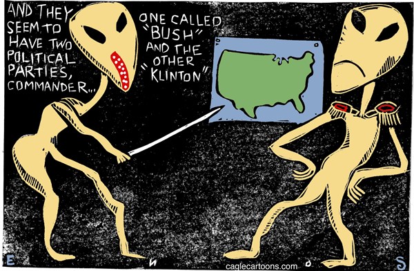 Political cartoon U.S. elections 2016