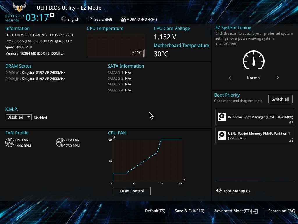 Asus TUF H310M Plus Gaming Software and Firmware