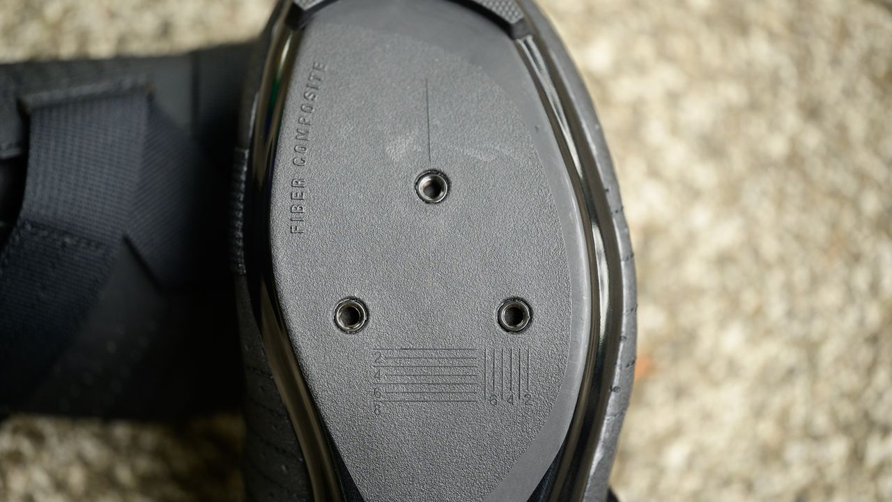 Fizik Tempo Powerstrap R5 cleat mounts with no adjustment