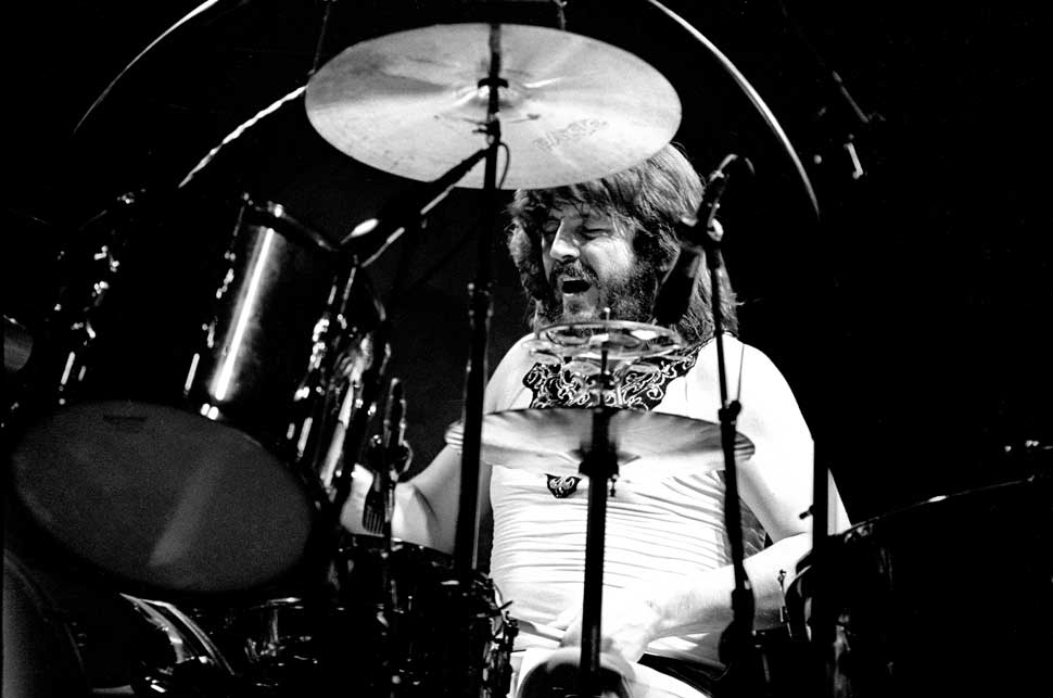 John Bonham onstage at Madison Square Garden