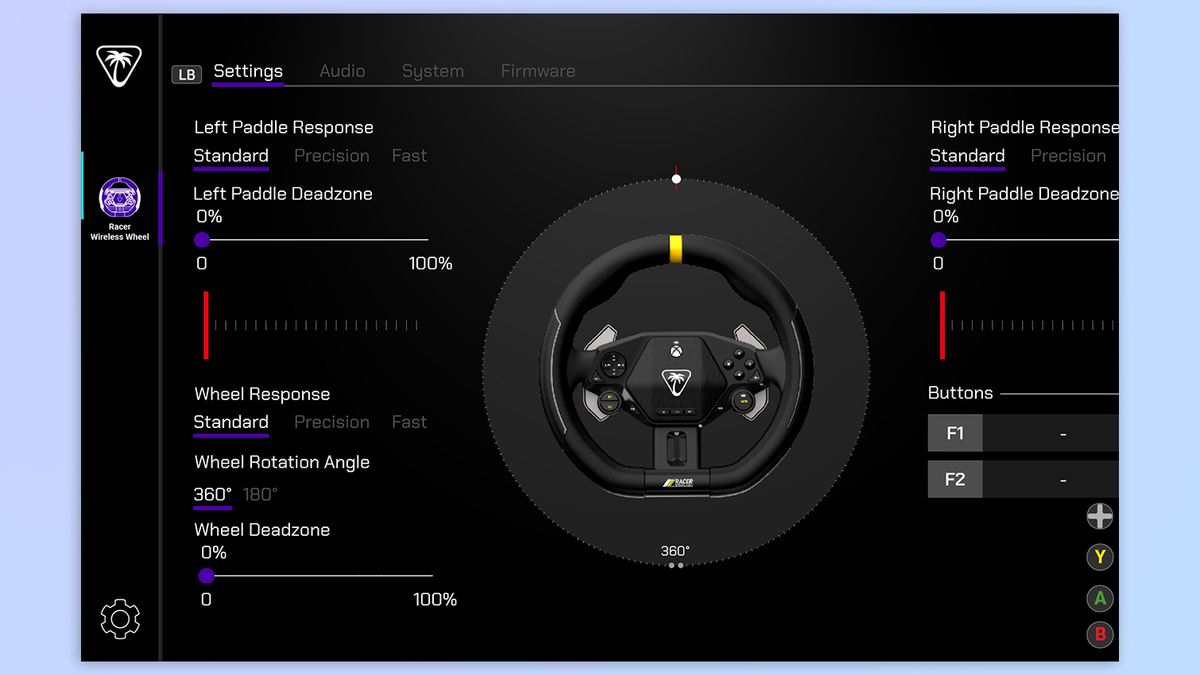 A screenshot of Turtle Beach Control Center 2