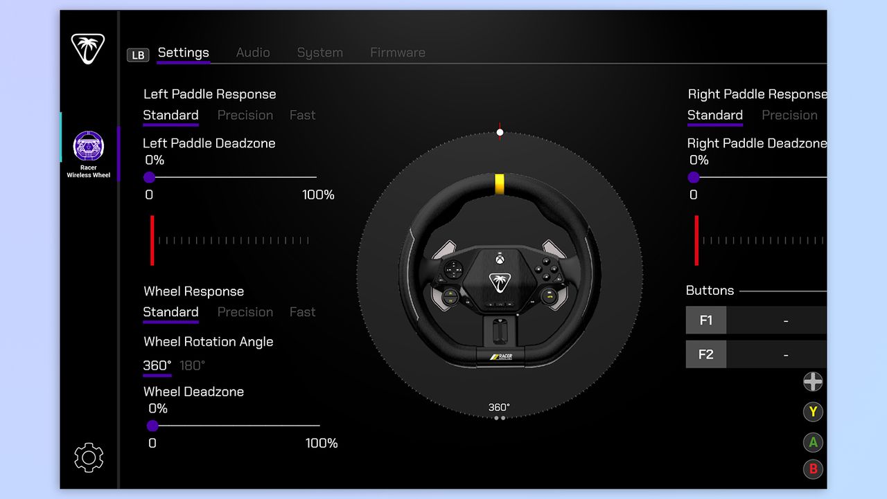 A screenshot of Turtle Beach Control Center 2