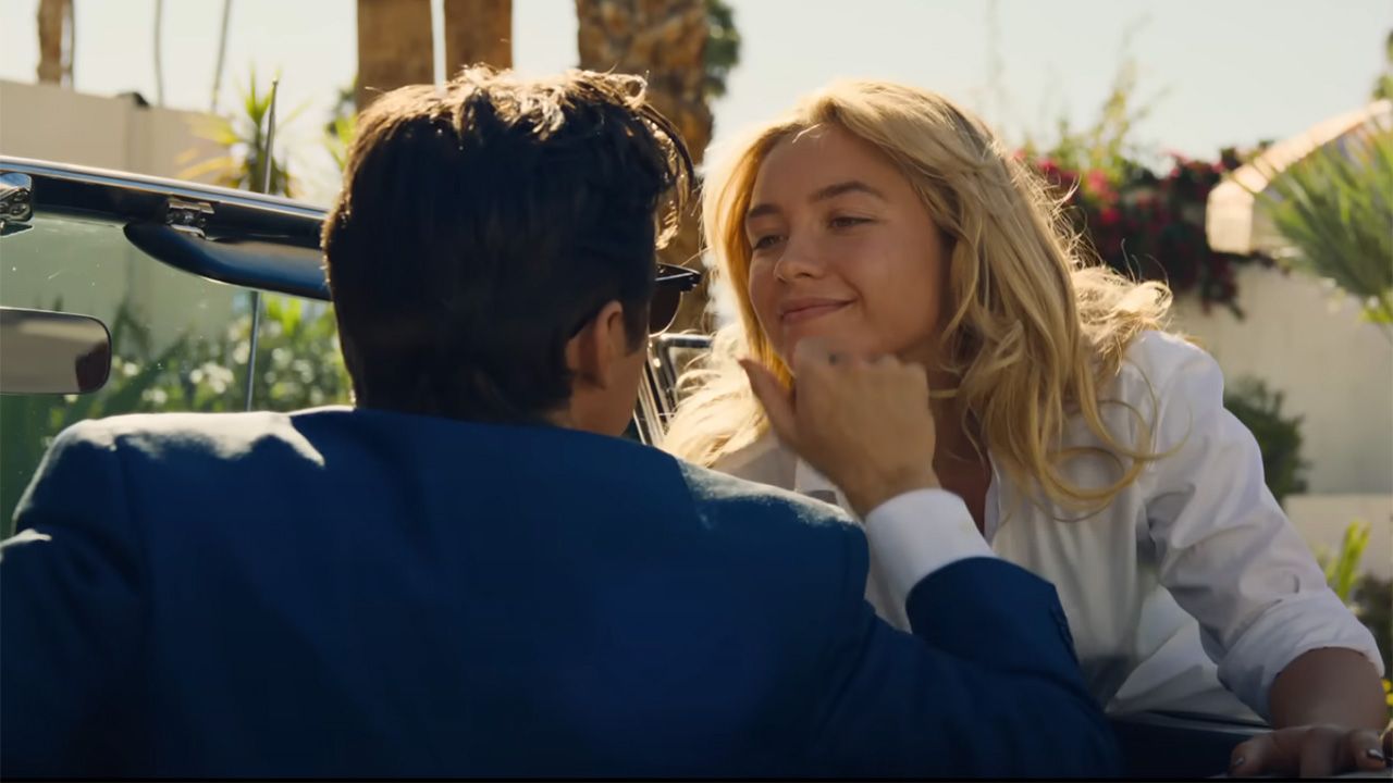 don't worry darling purple dress florence pugh rare