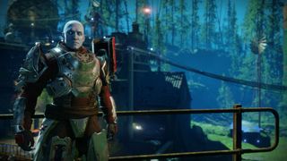 Zavala hanging out at the European Dead Zone's farm. Does it look like he's been crying?