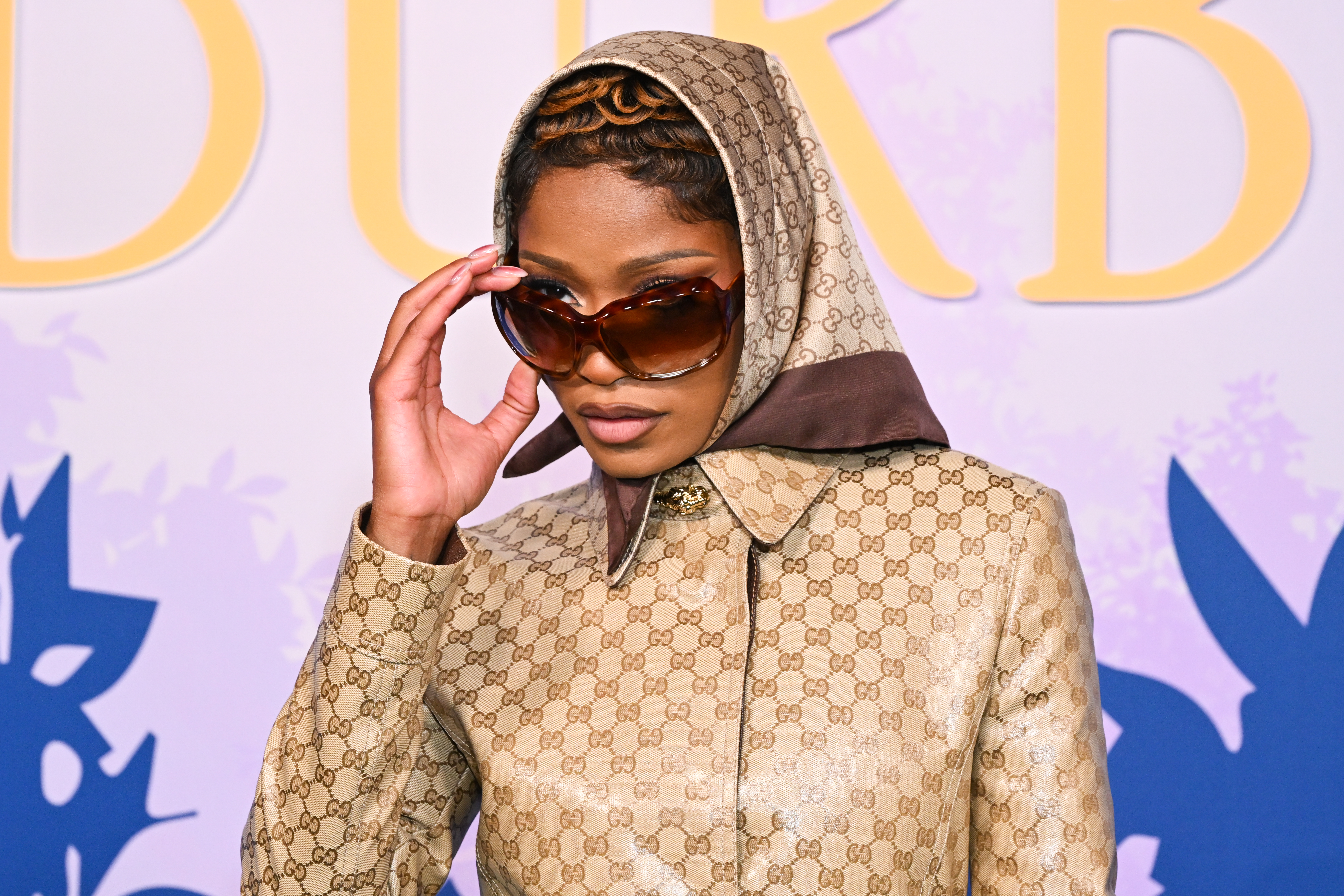 Keke Palmer wore head-to-toe Gucci monogram to The 'Burbs premiere