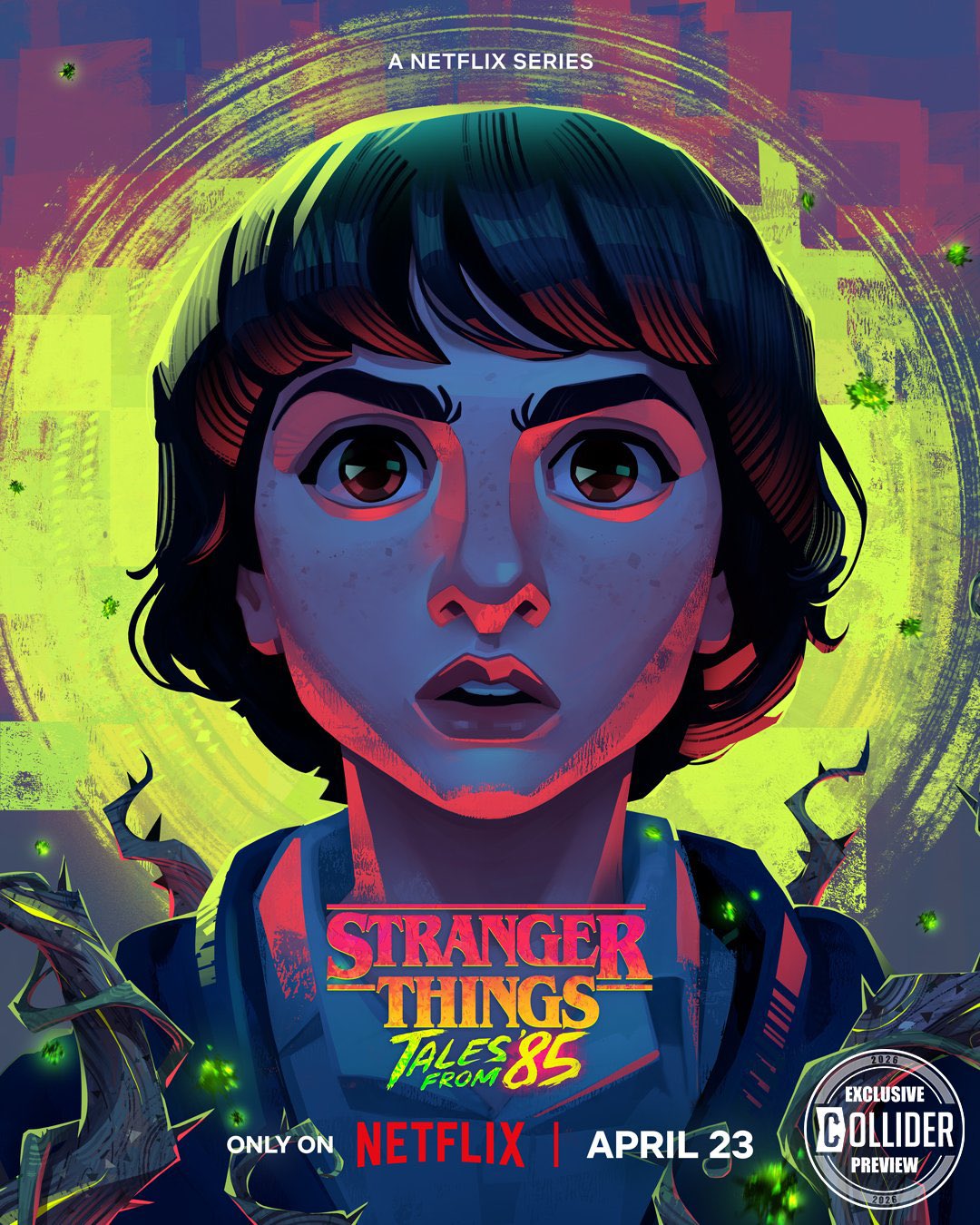 New character designs for Netflix's Stranger Things: Tales from '85