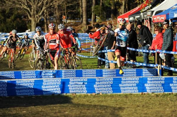 Lindine blasts through the barriers.