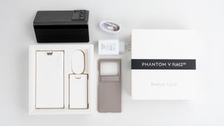 The contents of the TECNO Phantom V Fold 2's box