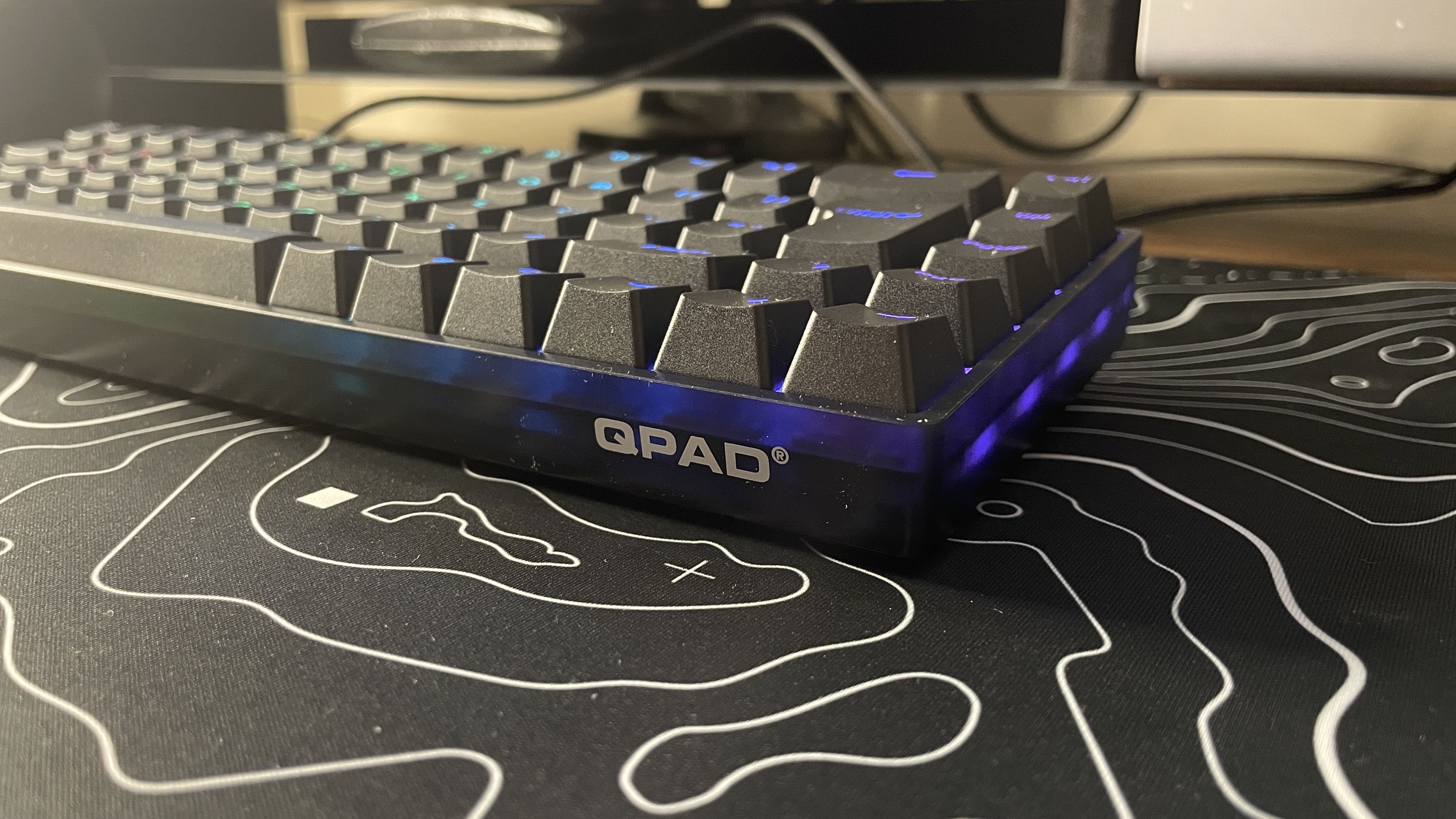 The QPAD Flux 65 Model 5 Hall effect gaming keyboard.