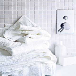 bathroom with towel