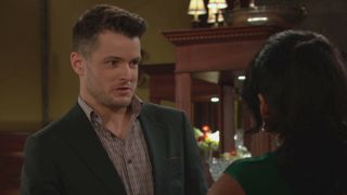 Michael Mealor as Kyle upset in The Young and the Restless