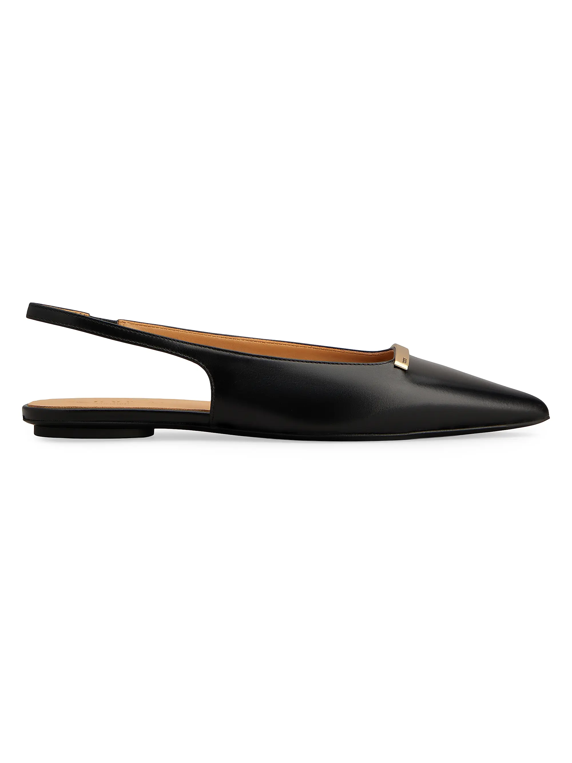 Cuoio Leather Slingback Ballerina Flats