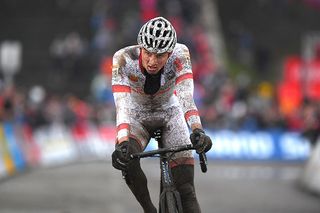 Matthieu van der Poel finished third in Namur