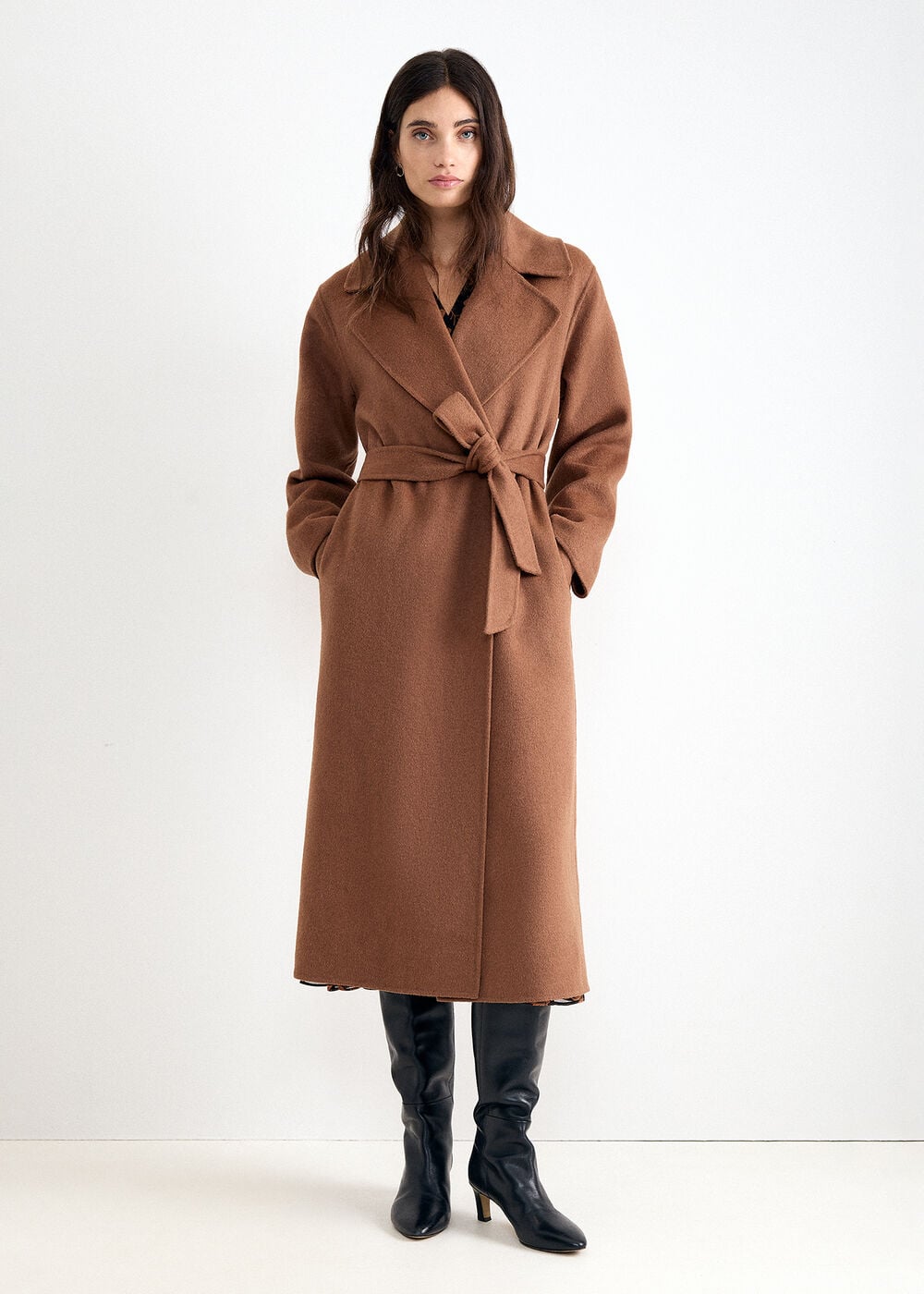 Darcy Revere Collar Belted Coat