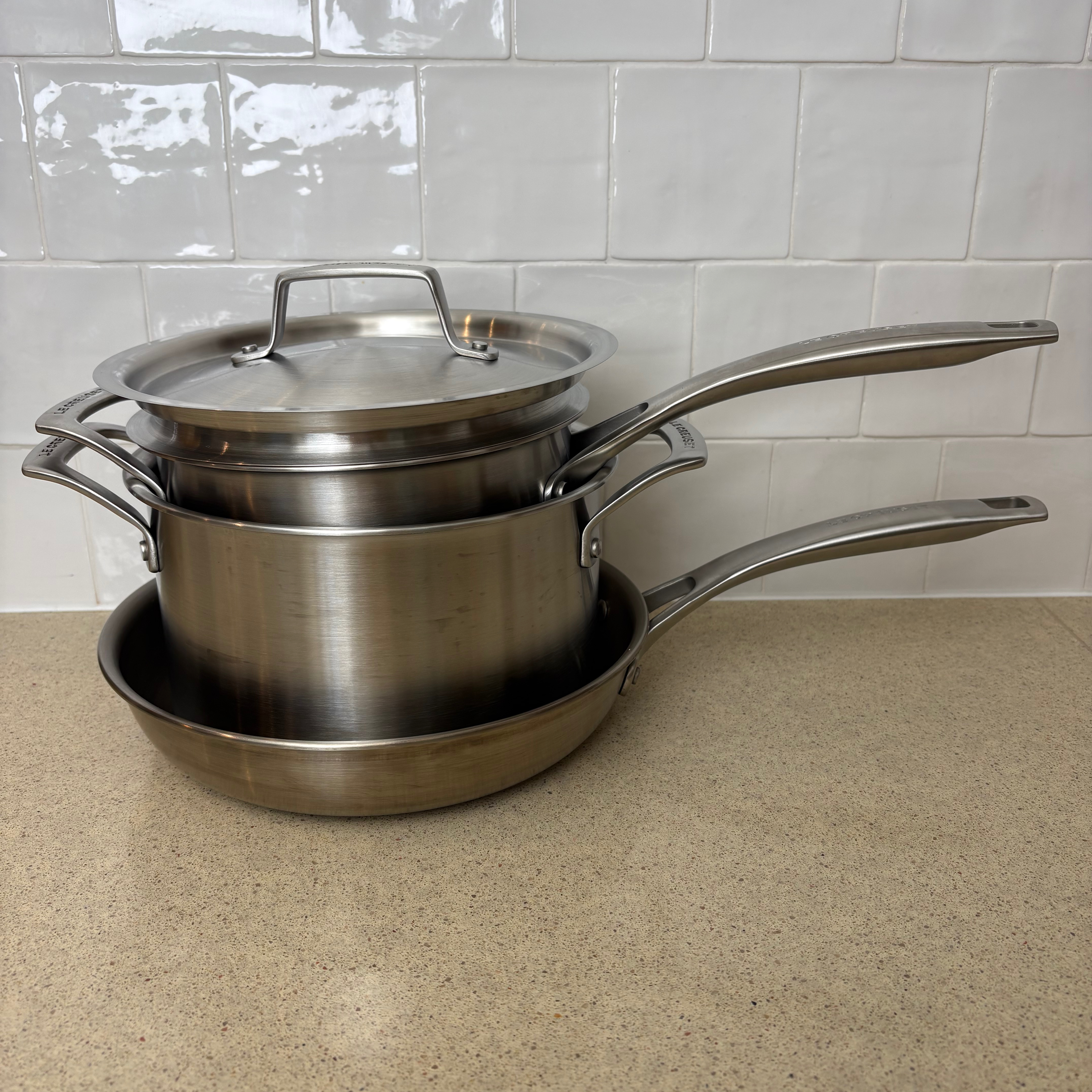 Testing Le Creuset's stainless steel pan set
