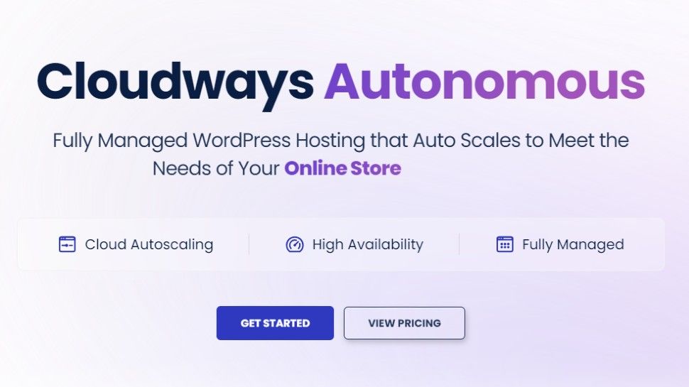 An image of the Autonomous landing page