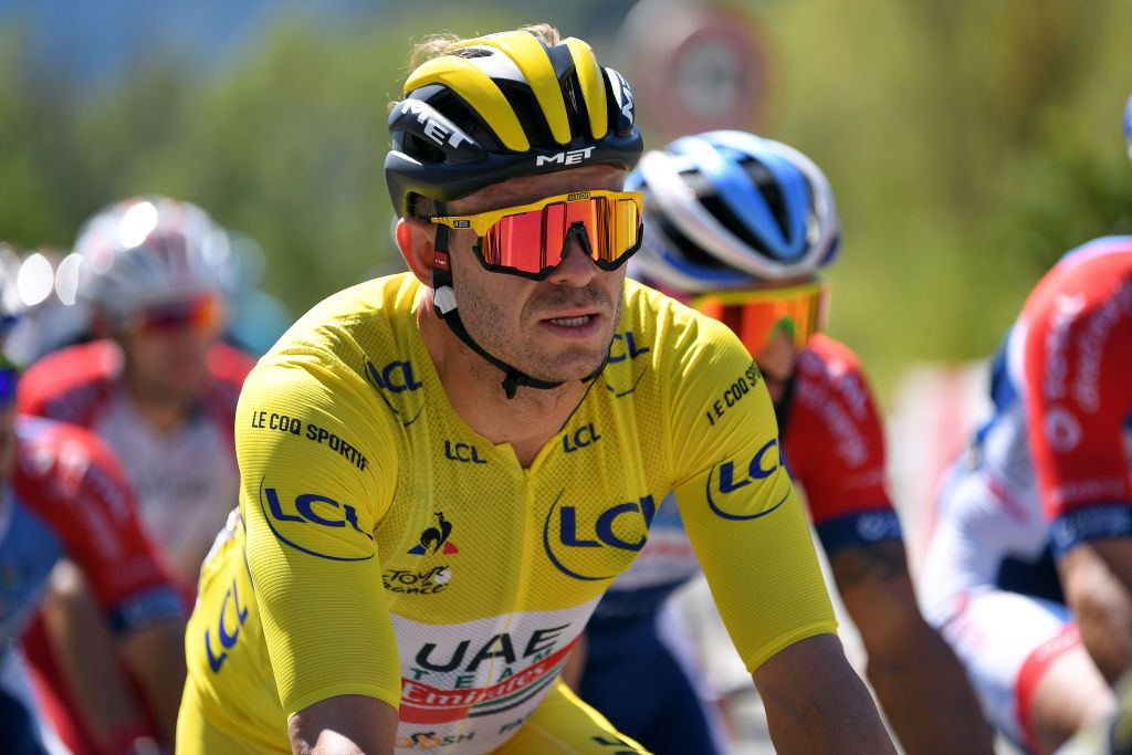 NICE FRANCE AUGUST 30 Alexander Kristoff of Norway and UAE Team Emirates Yellow Leader Jersey during the 107th Tour de France 2020 Stage 2 a 186km stage from Nice Haut Pays to Nice TDF2020 LeTour on August 30 2020 in Nice France Photo by Tim de WaeleGetty Images