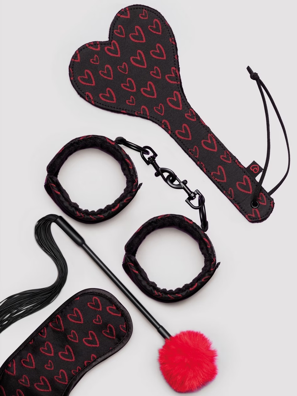 lovehoney, Lovehoney Heart Print Bondage Kit (4 Piece
