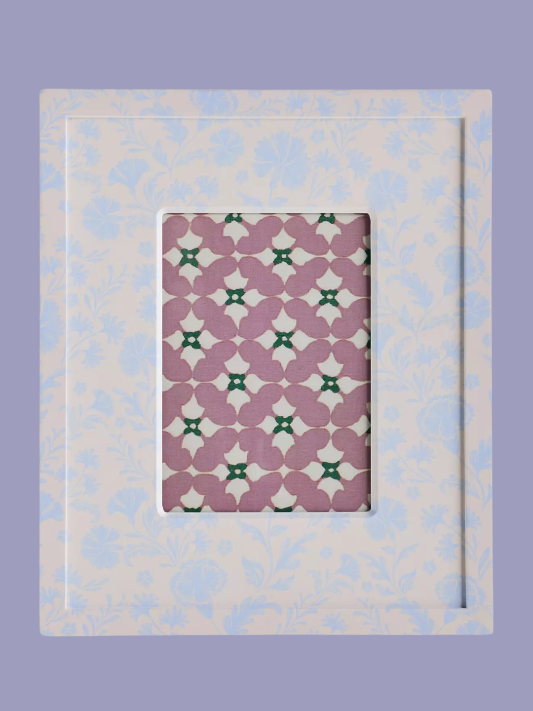 A patterned picture frame from Anthropologie