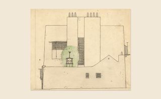 Artist's House in the country' by the mackintosh architect