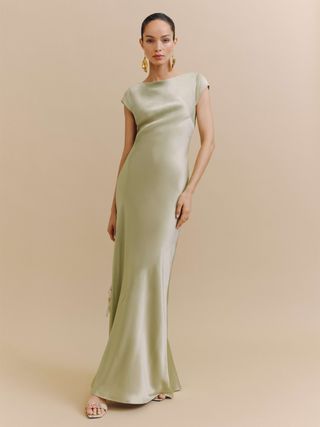 Reformation Niamh Silk Dress