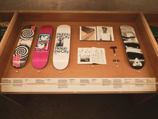 Skateboards at Design Museum