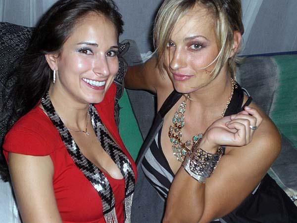 Liz Hatch and her cousin Kelly in Long Beach