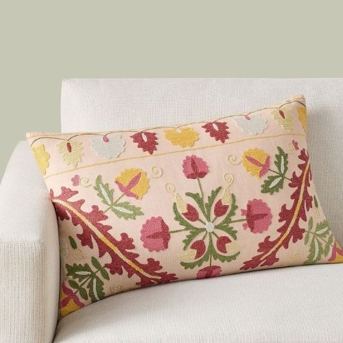 Amelie Suzani Lumbar Cushion