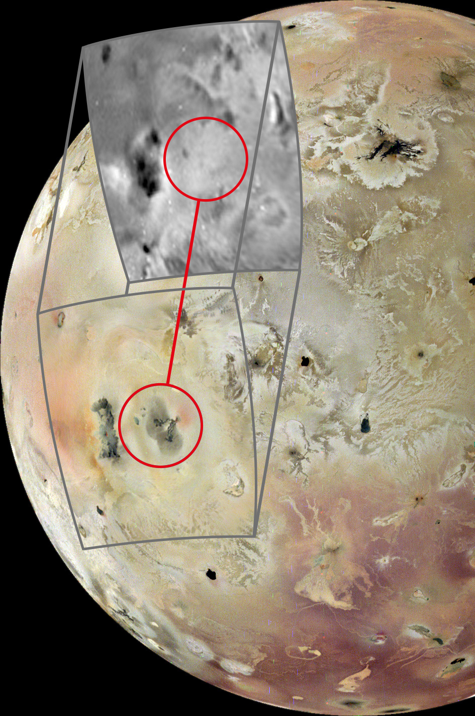 NASA’s Juno probe spots large new volcano on Jupiter moon Io