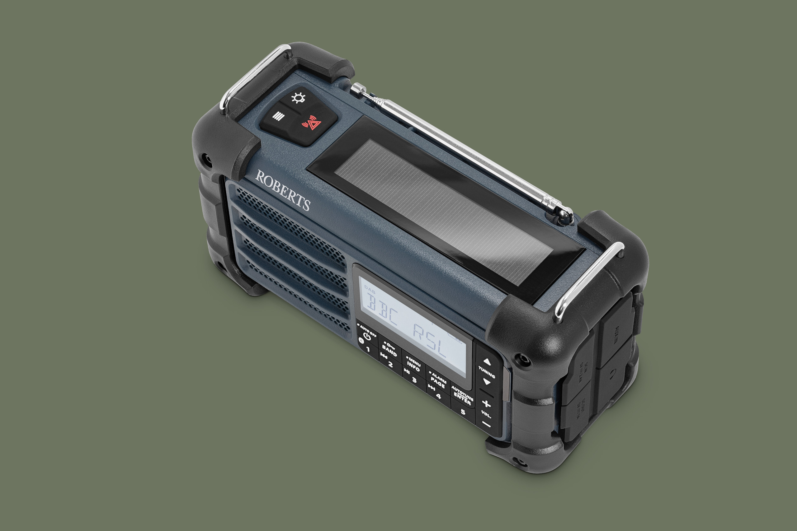 The compact radio weighs less than 1kg
