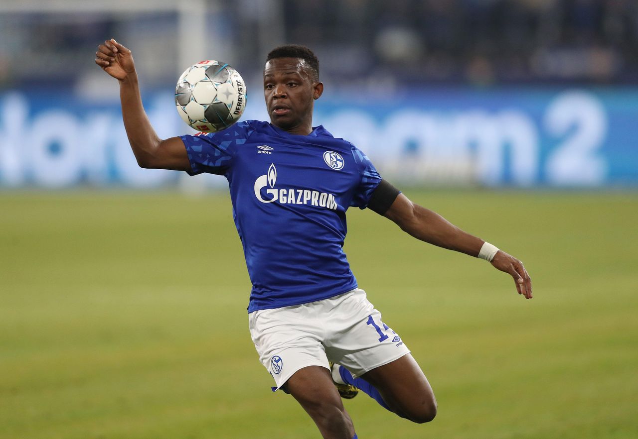 Rabbi Matondo in action for Schalke, February 2020