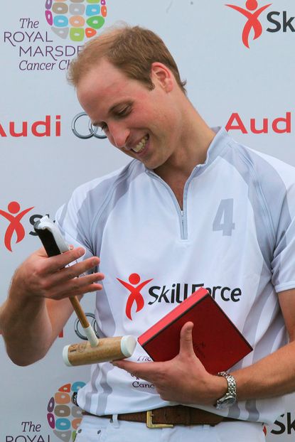 Prince William at the Audi Polo Challenge in Ascot