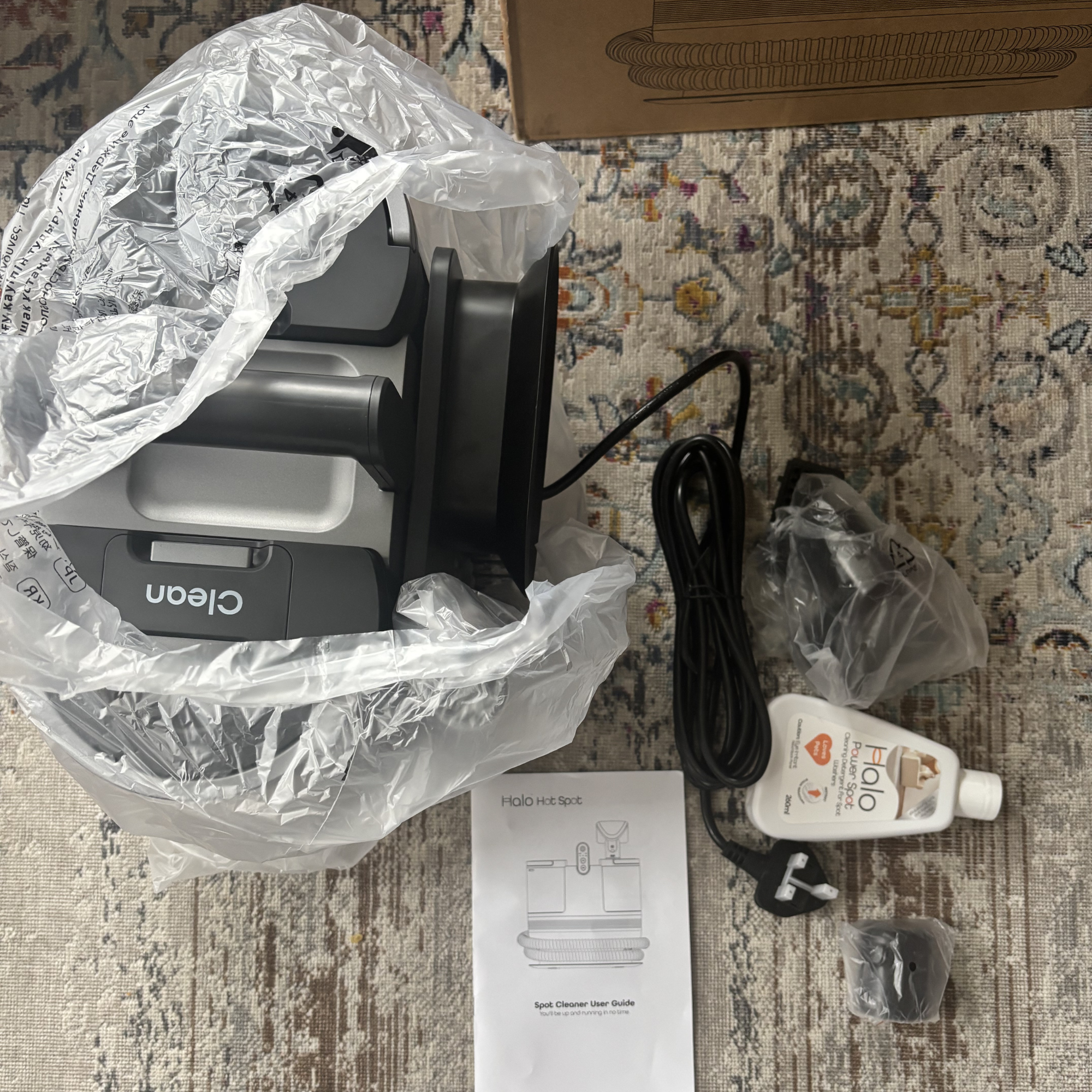 Halo HotSpot Heated Spot Washer unboxing