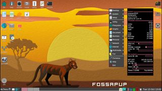 screenshot of Puppy Linux desktop