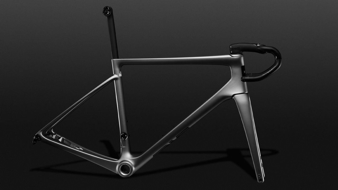 Enve Melee Road bike on a studio backdrop
