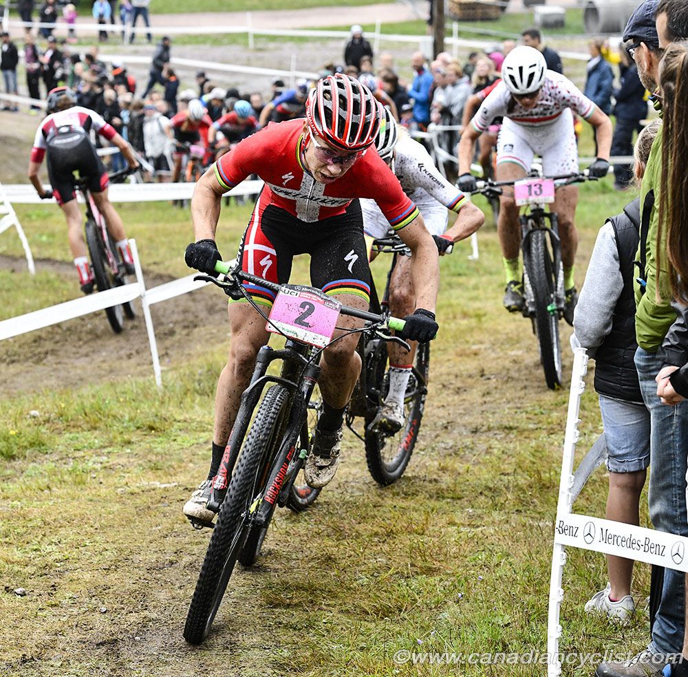 Annika Langvad (Specialized Racing) attacks