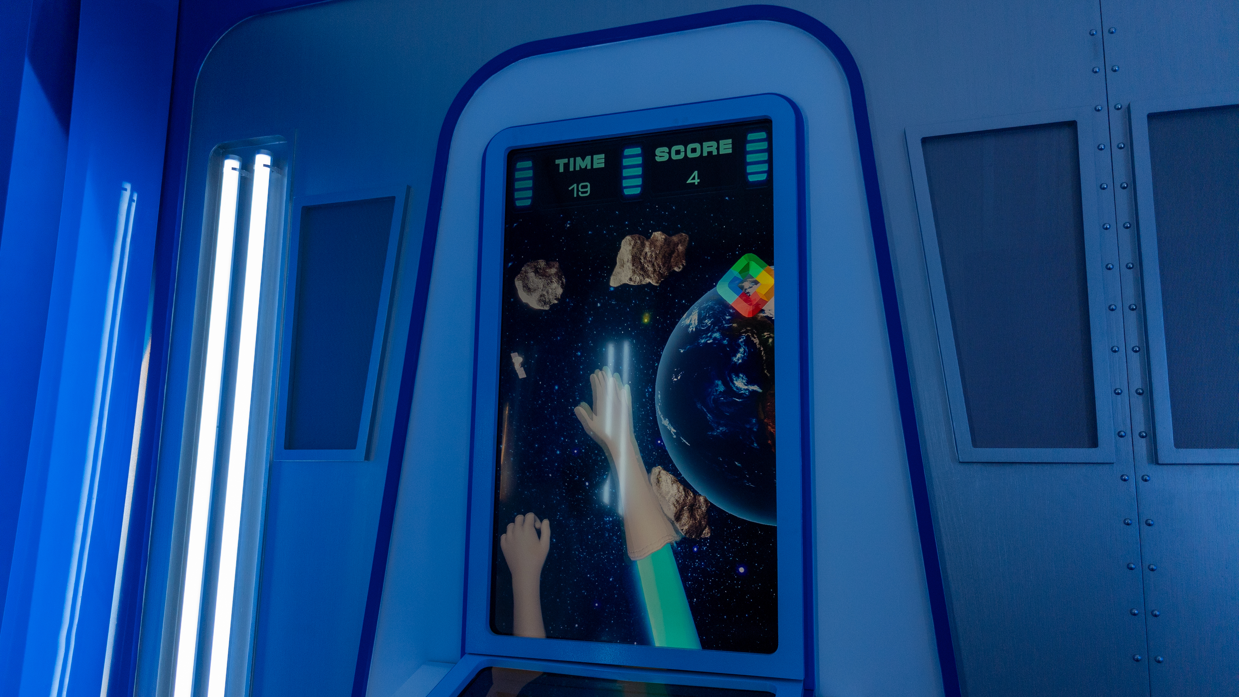 A Stretch game at Google's San Diego Comic-Con Rewards Lab