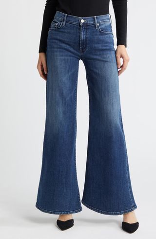 The Twister Sneak High Waist Flared Wide Leg Jeans