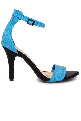 New Look Stylish 4 Blue Mid-Heeled Sandals, £19.99