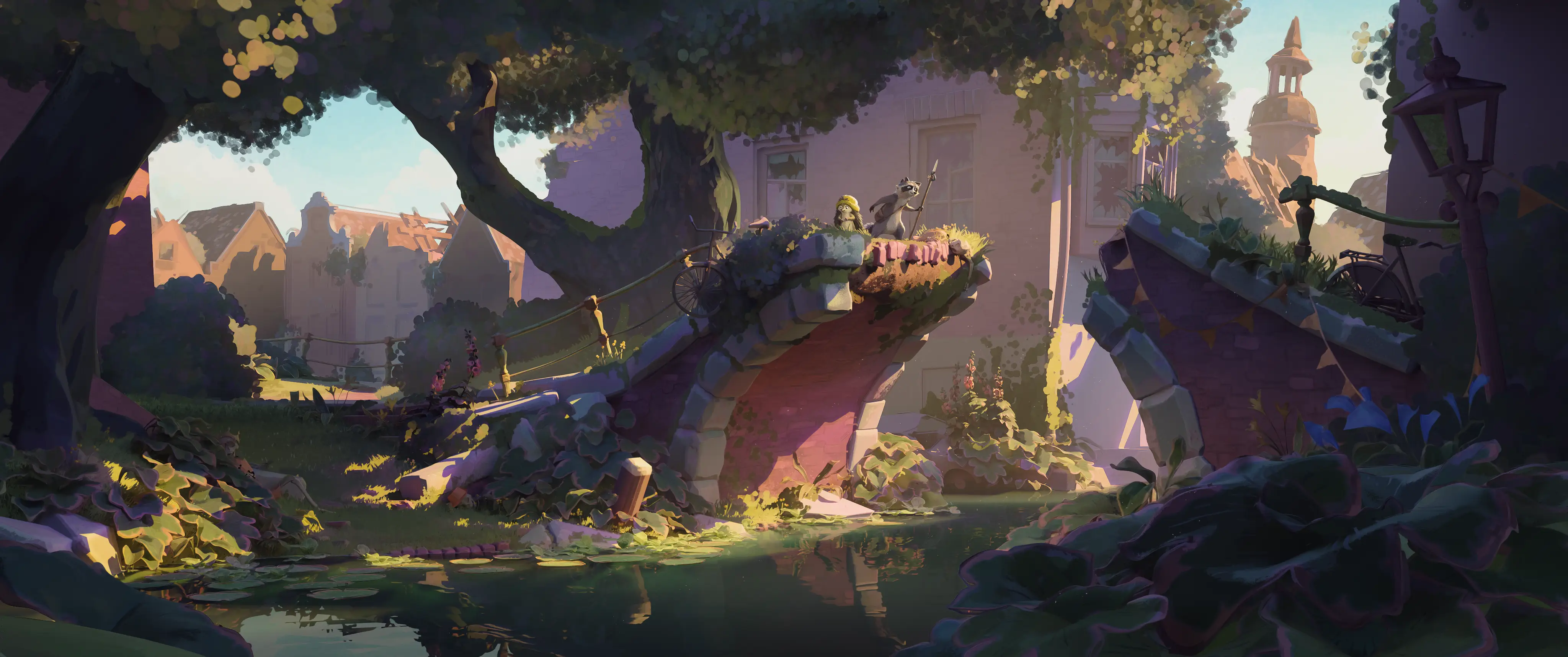 Concept art for Blender Studio movie Overgrown