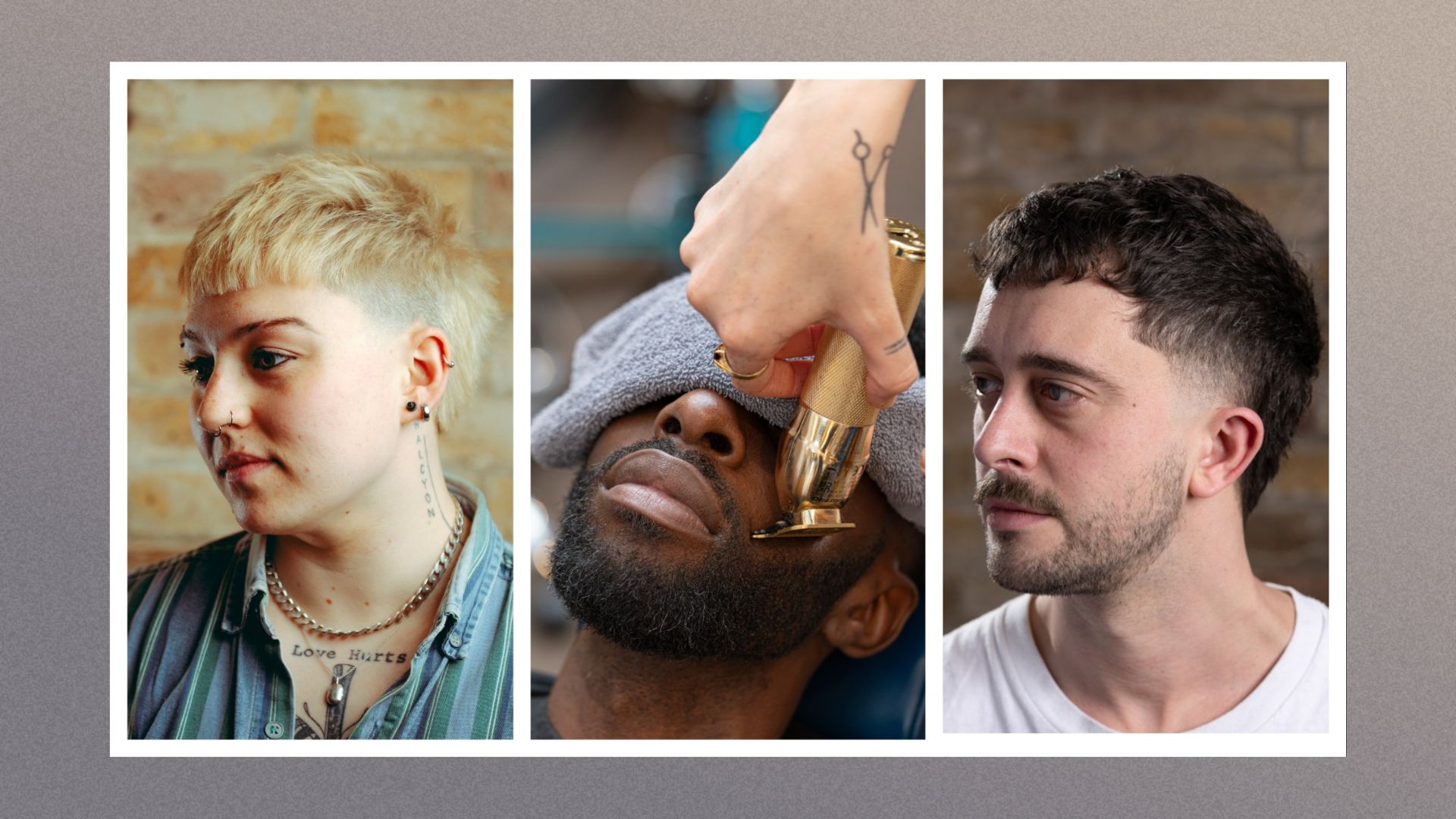 A selection of hairstyles for summer 2025