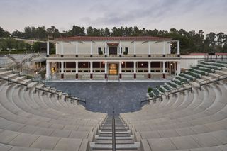 Outdoor theater at the Getty Villa