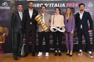 Primoz Roglic with the Trofeo Senza Fine