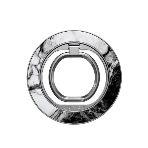 Fatal Contradiction - Black & White Marble Magnetic Ring Holder