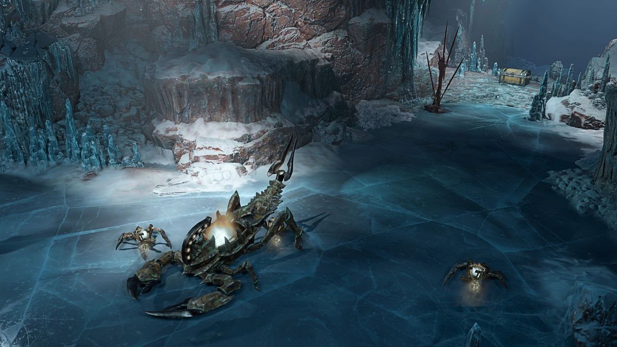 One of Diablo 4 Season 3&#039;s Seneschals move across icy planes