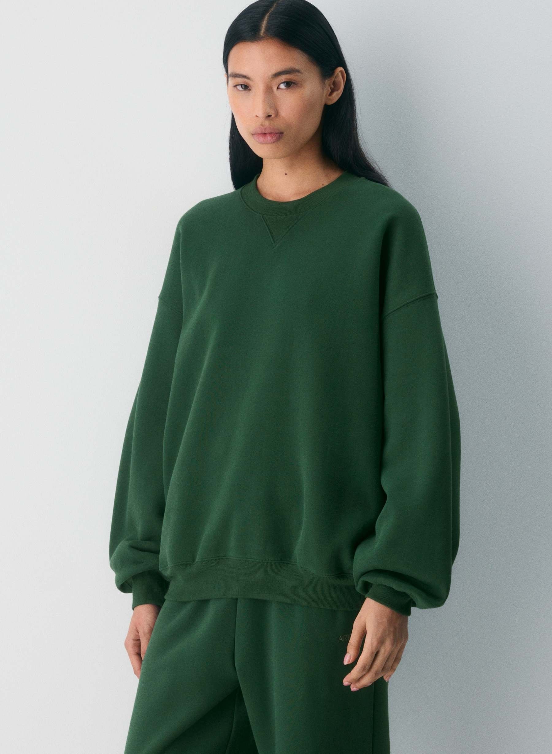 Cozy Sweatfleece New Mega Crew Sweatshirt